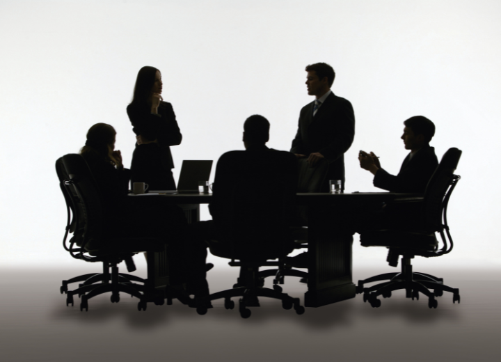 African professionals collaborating in a consulting environment